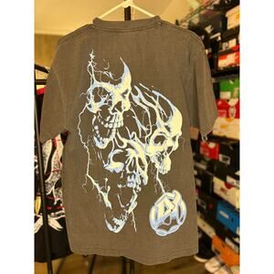 NEW w/ Tag - Evil Vice - Skull TShirt (Gray), SZ S